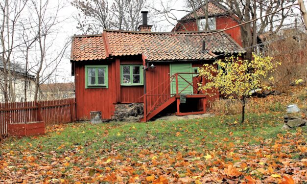 A svédvörös házak mesés titka falun városából